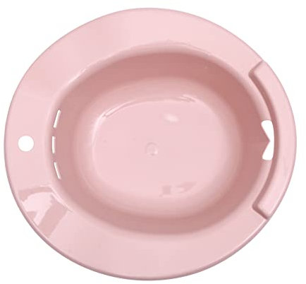 TOVINANNA Bidet Postoperatorio per Donne Incinte, Bacino Semicupio Maniglia, Lavandino da Bagno di Vapore, Sedile Water Foro per Appendere, per Pulizia Intima e Supporto per Mobilità