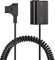 D-Tap to NP-FW50 Dummy Battery Coiled Cable,Continuous Power Supply Compatible with Sony ZV-E10,A5000, A5100, A6000, A6100, A6300, A6400, A6500, A7 II, A7R II, A7S II,NEX5 NEX7 DSC-RX10 II III IV