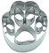 BekkiB - Ausstecher Pfote - ca. 6,2 x 5,8 cm - Ausstechform aus Edelstahl für Hunde-Kekse oder Leckerlis - Prägeausstechform zum Backen & Basteln - 88035