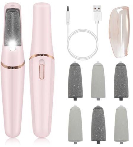 2025 Soin des Pieds, Rapeuse Pieds Électrique, Rapeuse Pieds Electrique Puissante, Lime Electrique Pied, Outils de Pédicure Électroniques Portables Rechargeables pour les Pieds pour Femmes Hommes