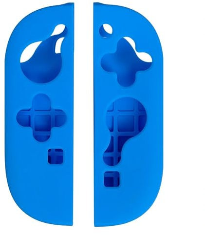 Funda de silicona para Switch 2 Joy-Con - Par de fundas protectoras antideslizantes suaves para mandos izquierdo y derecho (azul)