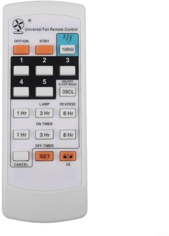 Mando a distancia de repuesto para ventilador eléctrico compatible con KDK ELMARK, paquete de 4