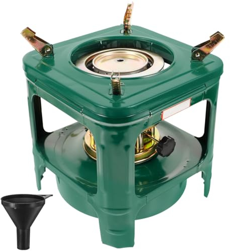 VOSAREA 1 Set Portable Kerosene Stove for Outdoor Camping Compact and Heating Burner Lightweight and Easy to Carry for Barbecue Camping Activities