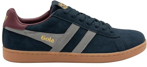 Gola Mens Equipe Ii Suede, Navy/Cement/Burgundy, 9 UK