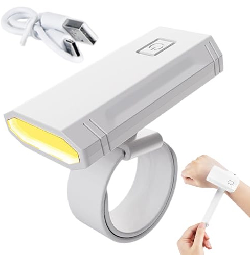 Wrist Flashlights for Night Walking, Portable Hand Flashlight, Portable Running Torch, Multi-Angle Adjustable LED Wearable Light for Night Walking, Camping, Nights Cycling & Hands-Free Lighting