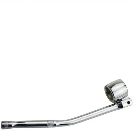 URPIZY Lambdasonden-Steckschlüssel 22 mm, 6-kantiger Sechskantkopf, 180° drehbar, für LKW