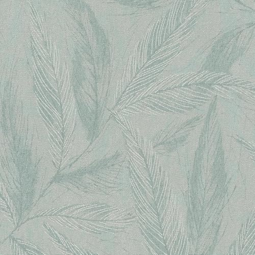 Profhome Florale Tapete 790965-GU Vliestapete türkis silber mint-türkis licht-grün 0,53 m x 10,05 m = 5,33 m2