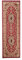 Carpeto Orientteppich Läufer Teppich Rot 80 x 200 cm Medaillon Muster Kurzflor Verona Kollektion