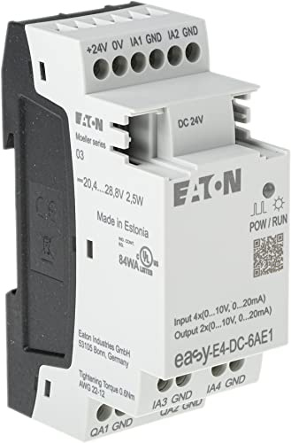 Eaton EASY-E4-DC-6AE1 Motor Protection Relay 1.0-1.6 A 1 NO Contact + 1 Opener Clear x