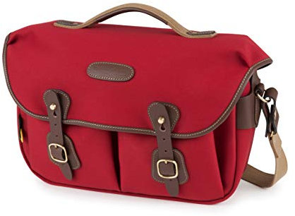 Billingham Hadley Pro 2020 Kameratasche (Burgundy Canvas/Schokoladenleder)
