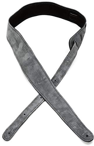 Fender©Reversible Suede Sangle pour Guitare et Basse - 5cm de large - Noir/Beige