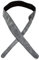 Fender© 2 Suede Strap, Black/Gray, Rev.