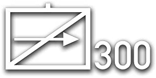Aufkleber/Sticker Taktisches Zeichen FSK 300 Fernspäh Kompanie 14x30cm A5079