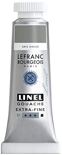 Lefranc Bourgeois Linel Gouache Extra-Fine Tube 14ml Gris Orage Série 1