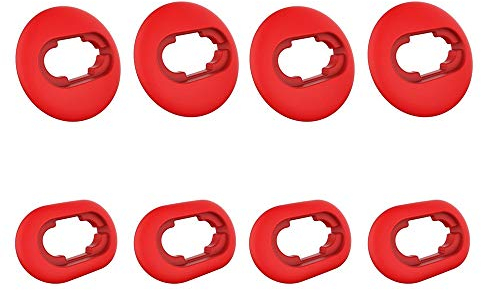 Ohrstöpsel für Samsung Galaxy Buds Live 2020 (DSM-R180) Ohrhörerzubehör, Anti-Rutsch-Ohradapter-Sets aus weichem Silikon Ersatz-4-Paar (rot)