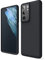 elago Cover di Silicone Liquido Compatibile con Samsung Galaxy S21 Ultra Case, Silicone Premium, Protezione Completa del Dispositivo: 3 Livelli di Struttura (Nero)