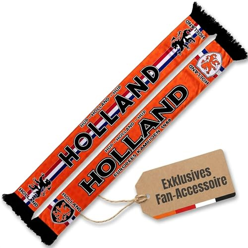 Holland Schal (Seidenschal/Sommerschal), für Europameisterschaft, Fußballschal, Kult-Schal, Souvenirschal