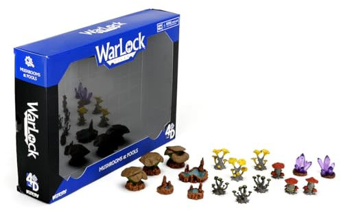 WizKids/NECA Warlock Tiles: Caverns Accessory - Mushrooms & Pools