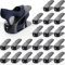 20x Schuhstapler Schuh Organizer Schuhe platzsparend verstauen Ablage rutschfest Schuhhalter (20x Schuhstapler)