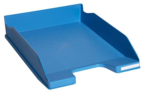 Exacompta 11365D Premium Briefablage Combo Midi DIN A4. Idealer Briefkorb für Ihre Organisation. Robuster und stapelbarer Ablagekorb Blauen Engel zertifiziert Forever Young blau
