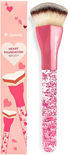 Pinceau Fond De Teint Fluide Contouring - Pinceau Maquillage Kabuki Pour Visage - Parfait Pour Creme Liquide, Poudre, Blush, Bronzer, Highlighter - Poils Synthétiques, Qualité Professionnelle