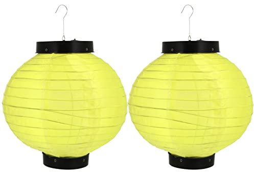 jojofuny 2st Laterne Solar Japanisch Traditionelles Papier Lampion Esszimmerleuchte Hängend Dekorativ Abdeckungen Für Außenleuchten Origami- Papierlampenschirm Ramen-bar Asien Eisen Sushi