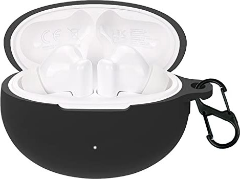 GIOPUEY Cilicone Case for Huawei FreeBuds 5i, Ultra-thin soft Cover, Slim-Fit,Anti-Fall,Not Easy to Dirty - Black