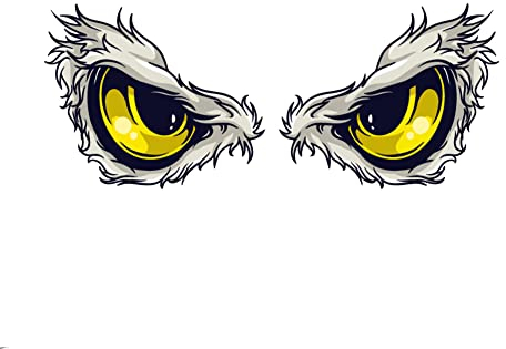 Autoaufkleber,Ekakashop 3D Augen Lustige Aufkleber Auto Rückspiegel Aufkleber Adlerauge Racing Aufkleber Personalisierte Tuning Sticker Auto Kratz aufkleber Styling Dekoration aufkleber