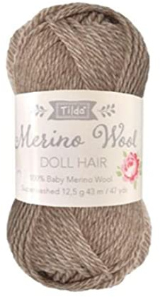 DOLL HAIR ASH BLONDE - Yarn for Doll Hair: Ash Blonde: 12.5g - Tilda