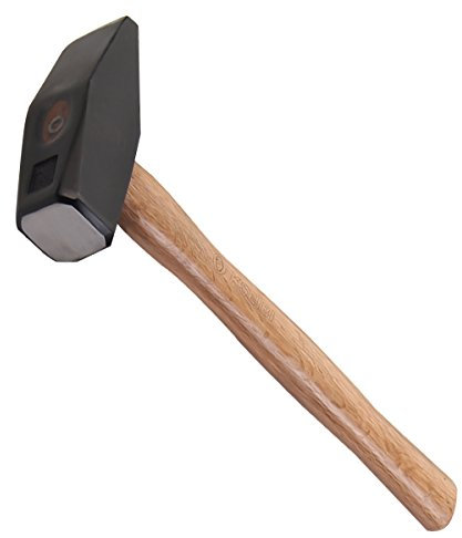 KSEIBI 271135 Machinist Engineers Hammer, Forged Steel Cross Peen Sheet Metal Hammer, Blacksmith Forging Tools (Wooden Handle, 3.30 lb / 1500 grams)
