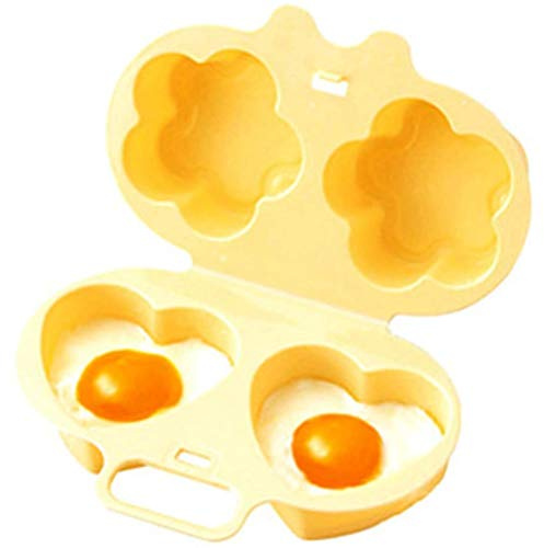 Cocedor de Huevos, Escalfador de Huevos para ondas, Vaporizador de Huevos para ondas, Máquina de Huevos Lavable en Lavavajillas, Vaporizador de Huevos Escalfados,