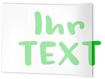 Wunschtextaufkleber selbst gestalten Sticker personalisiert Geschenk Motiv ab 10cm bis 100cm