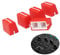 WXYINSPAS 5pcs Universal Fader Knobs Replacement Fader Cap Slider for DJ Controller Mixer Console Pioneer Pioneer DJM、DDJ、XDJ, Denon Numark AKAI RANE VESTAX (Universal Red Hats)