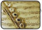 Flöte Musik Gedruckt Laptop Sleeve Tasche 13 Zoll Wasserdicht Langlebig Laptop Fall Computer Tragetasche Notebook Tragetasche