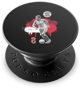 Popsockets PopGrip Handy Halterung Ständer Smartphone & Tablet Griff FC Bayern München Goretzka Offizielles Lizenzprodukt