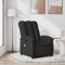 Camerina Sillón reclinable de Masaje de Tela Negro Butacas De Salon Sofa Gaming Mecedora Salon