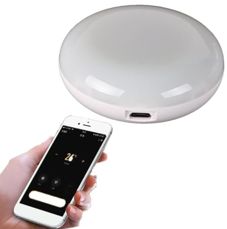 Tuya Smart IR Telecomando Sensore di temperatura e umidità integrato per condizionatore TV DVD AC Funziona con Alexa, Google Home