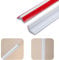 PVC Quadrant Trim, Flexible Moulding Trim Self Adhesive, Home Wall Inside Corner Decoration, Plastic Skirting Board-Caulk Strip, Laminate Floor Beading & Skirting Floor Edging Strip (19 * 13mm/5m)