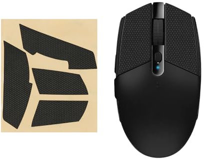 kwmobile Gaming Maus Grip Tape kompatibel mit Logitech G102 / G304 Maus - Rutschfestes Griffband für PC Maus - Schwarz