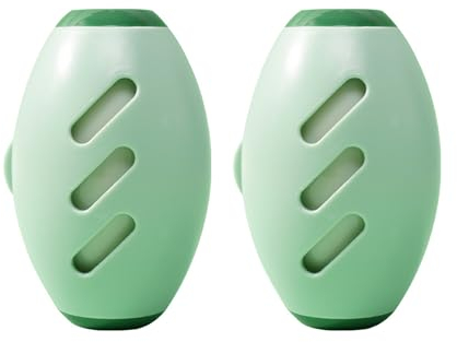 Desuibao Waschbarer wiederverwendbarer Gel-Fusselrollerball, 2 Stück, für unterwegs, tragbarer Reise-Fusselroller, Mini-Haarentfernungswerkzeug für Kleidung, Teppich, Möbel, Couch, Auto, Grün