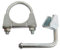 For S40 II, V50, C30, Front Of Axle Hanger Exhaust Repair Clamp (48mm)