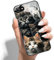 Hülle für iPhone SE (2022) / SE 2020/8 / 7 Handyhülle HD Glas PC Hardcase Drucken Rückseite mit Silikon Schutzhülle Case Cover - Katzen