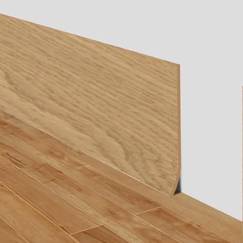 Battiscopa PVC Semiflessibile, Inattaccabile da Muffe, Tarli e Parassiti, Vendita a Metro Otto varianti tonalità/colore (ROVERE)
