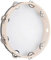 Hand gehaltenes Tamburin -Metall -Percussion -Instrument Bell Drum Einreihe Tamburin 10 -Zoll -Hand Tamburin