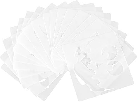 SEWACC 25st Kürbis-spray-schablone Schablonen Für Kinder Malvorlagen Für Den Herbst Kürbis Gesichter Schablone Kürbis-malschablonen Bastelschablonen Diy-vorlage Diy-zeichnung Plastik Weiß