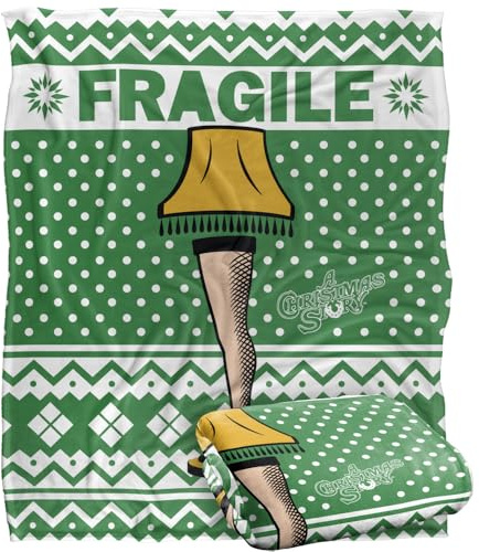 A CHRISTMAS STORY Blanket, 152 x 127 cm Fragile Silky Touch Super Soft Throw Blanket