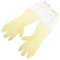 BESTYASH 2 Paia Guanti per lavastoviglie guanti lavapiatti in gomma guanti di gomma guanti per lavare i piatti guanti lavare i piatti pulizia dei guanti lunghi Guanti da piatto Yellow