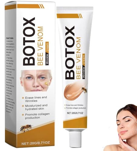 2025 New Bienengift-Faltenentfernungscreme,Bienengift Anti-Falten-Creme, Anti-Falten-Feuchtigkeitscreme für Gesicht und Hals, Bee Venom Anti-Falten-Creme für alle Hauttypen (1)