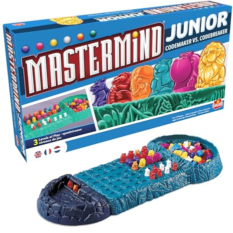 Goliath - Mastermind Junior, Juego de Mesa a Partir de 6 años, Juego Educativo para Niños, Versión con Animales, Juego para 2 Jugadores, Reglas Simplificadas, Idea de Regalo