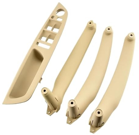 Innentürgriff Schnalle Für BMW E70 E71 X5 X6 2007-2014 LHD Auto Vorne Hinten Innen Türgriff Innenverkleidung Pull Trim(Beige)